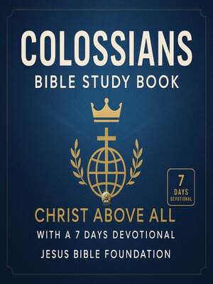 cover image of Colossians Bible Study Book